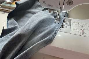 On the machine