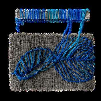 Leaf embroidery