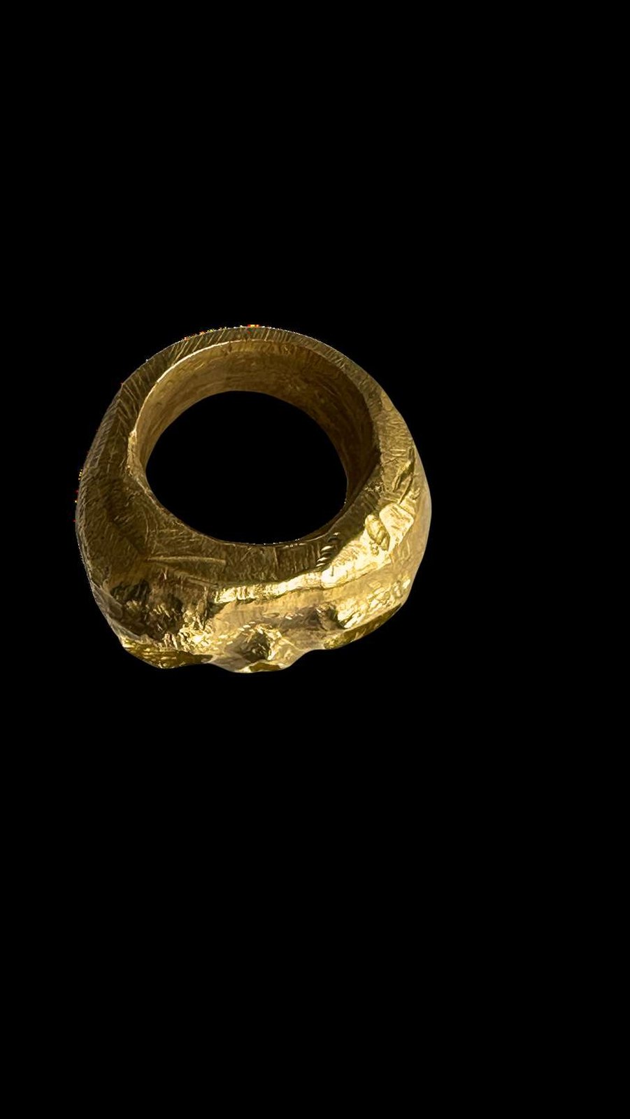 Cast in brass