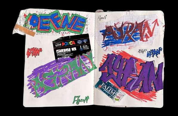 Sketchbook spread