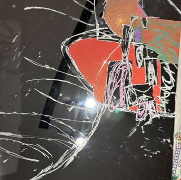 Process on plexiglass