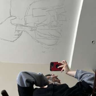Drawing out the composition